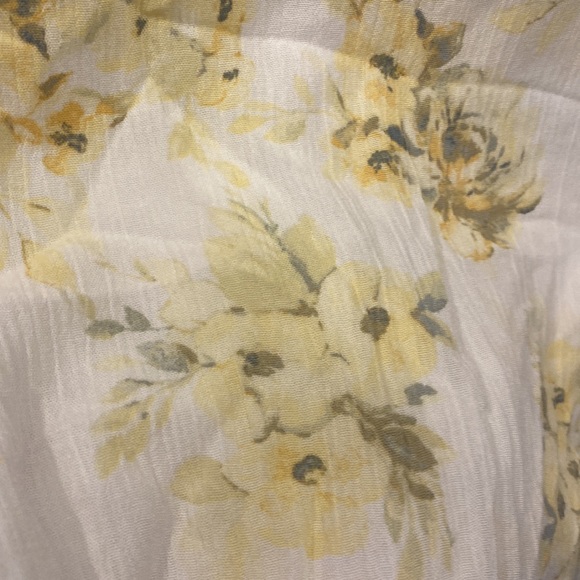 Abercrombie and fitch knot front flutter sleeve top - Picture 6 of 6